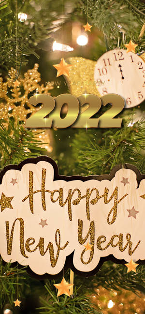 "Ringing in Happy New Year 2022 with spectacular fireworks" — ROG Phone 9 Wallpaper