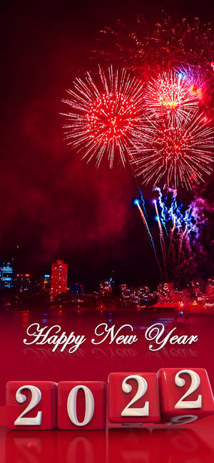 Ringing In Joy - Happy New Year 2022 wallpaper — iPhone 15 Pro Wallpaper