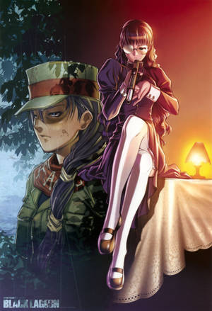 Roberta Black Lagoon — Manga GIF Wallpaper