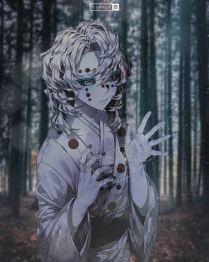 Rui Demon Slayer Sa Kagubatan wallpaper