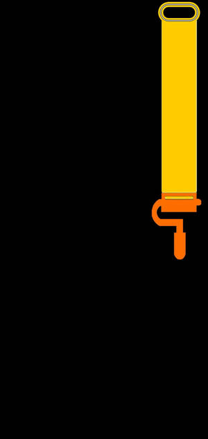 S10+ Minimalist Yellow Paint wallpaper. — iPhone 13 Pro Max Wallpaper