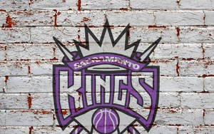 Sacramento Kings Logo In Brick Wall wallpaper — Steam Deck OLED Wallpaper
