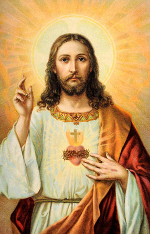 Sacred Heart Jesus 4K iPhone — Honor Pad Wallpaper