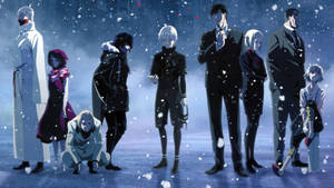 Tokyo Ghoul tauhan sama-samang sining wallpaper