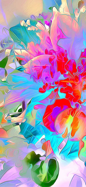 Samsung Galaxy S22 flower mosaic wallpaper — 1320x2868 Wallpaper
