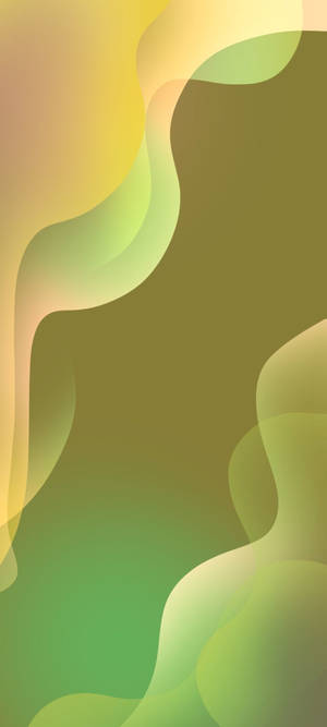 Wallpaper ng Samsung Galaxy S22 na mga alon ng dayap