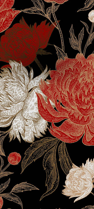 Samsung M21 Bulaklak na Oil Artwork