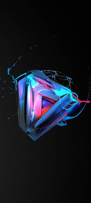 Samsung S21 Ultra Iridescent Triangle Wallpaper — Redmi A7 Wallpaper