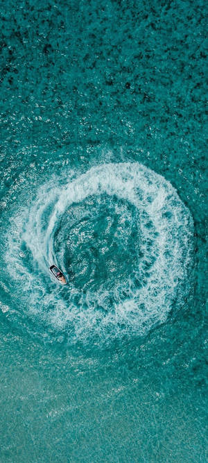 Samsung S21 Ultra Speedboat Circle Wallpaper — Redmi A5 Wallpaper