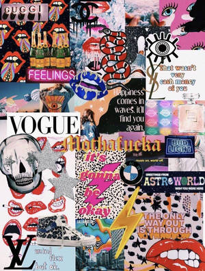 Sari-saring Larawang Labi na Estetiko — Aesthetic collage Wallpaper