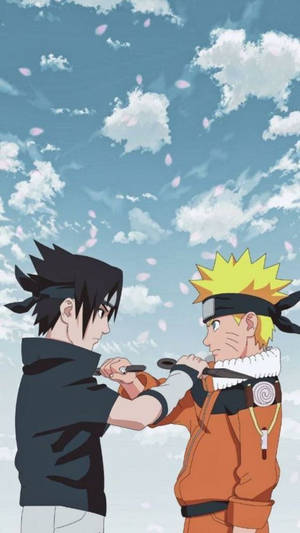 Sasuke Naruto Harapang Magkaharap iPhone