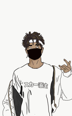 Scarlxrd White Aesthetic Wallpaper — RedMagic Astra 2 Wallpaper
