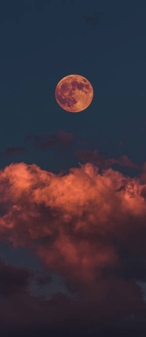 Nakakatakot na Lunar Moon Halloween iPhone wallpaper — Pixel 9a Wallpaper