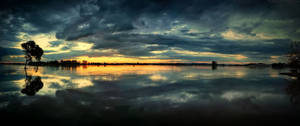 Tanawing Dusk Seascape wallpaper