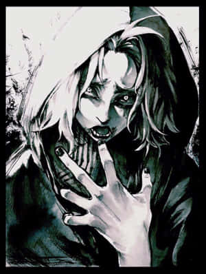 Seidou Takizawa - Tokyo Ghoul Character sa Action Pose — Galaxy Z TriFold Wallpaper