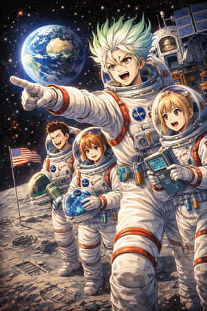 Dr Stone,Senku,Senku 4k,Senku Wallpaper,Science,Science Aesthetic,Science Desktop,science iPhone,Dr stone wallpaper,Anime,Anime Aesthetic,Anime Art,Explorer,Moon
