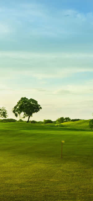 Iphone X Golf Course Background — iPhone 14 Plus Wallpaper