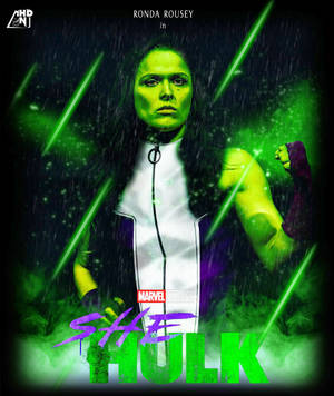 Wallpaper ng She Hulk Ronda Rousey — Galaxy Z Fold Wallpaper