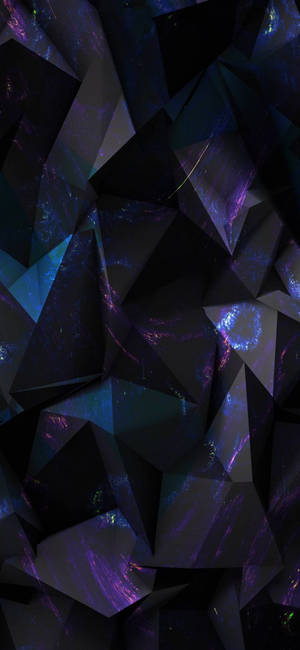 Shimmering Itim At Purple Aesthetic Art — 1290x2796 Wallpaper