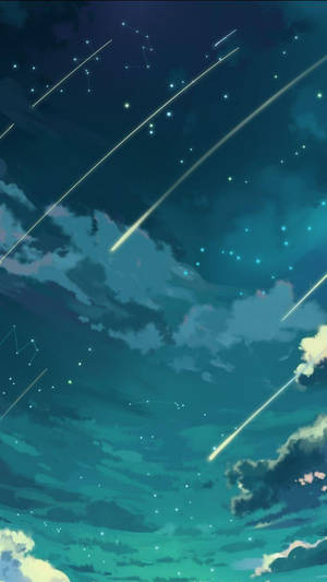 Shooting Stars And Constellations iPhone SE