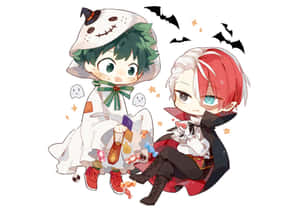 My Hero Academia Halloween [wallpaper] — Manga GIF Wallpaper