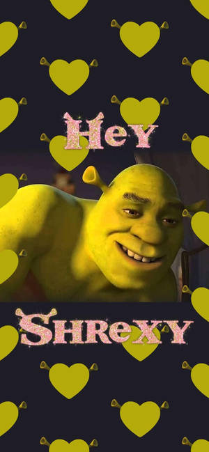 Wallpaper ni Shrek hey Shrexy — iPhone 13 Mini Wallpaper