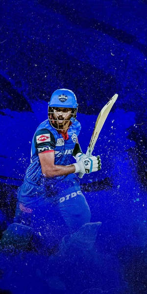 Delhi Capitals Shreyas Iyer wallpaper — 18:9 Wallpaper