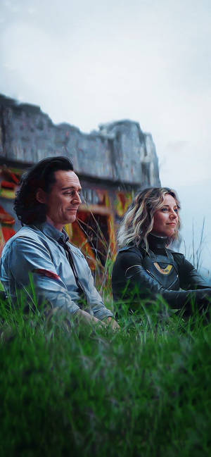 Shy Sylvie And Loki wallpaper — iPhone 15 Wallpaper