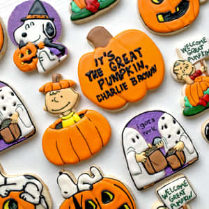 mga larawan ni Charlie Brown para sa Halloween