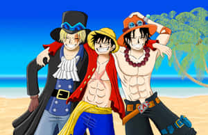 Si Luffy sa laban kontra Doflamingo — Luffy Wallpaper