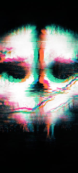 Sick Phone Trippy Skull — 1080x2400 Wallpaper