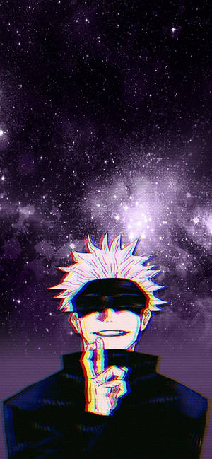 Sikat na Telepono Satoru Gojo — Anime Wallpaper