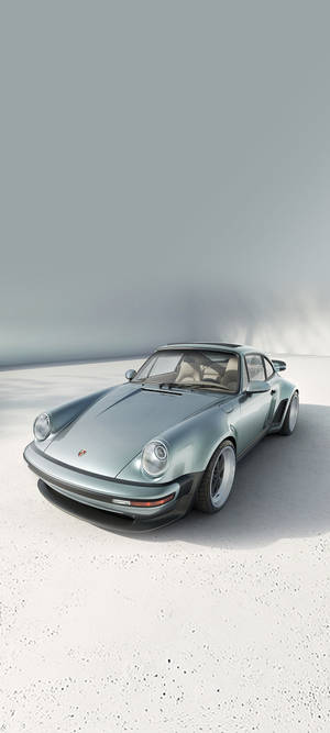 Silver na Porsche 911 — 1080x2400 Wallpaper