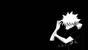 itim na wallpaper ng simbolo ni Naruto — Naruto simbolo Wallpaper