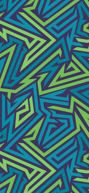 Simple Geometric Phone — Galaxy A16 Wallpaper