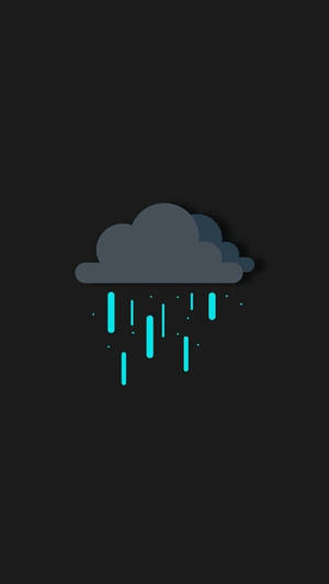 Simpleng Aesthetic na Ulap na Umuulan — Simpleng Aesthetic Wallpaper