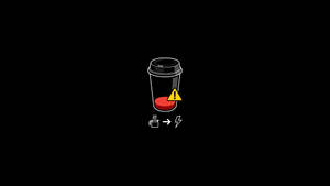 Simpleng Aesthetic na Baterya ng Kape — Simpleng Aesthetic Wallpaper