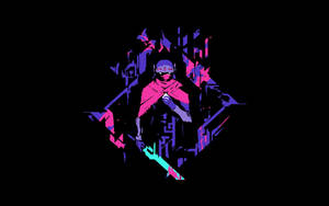 Simplistik Gaming Hyper Light Drifter — Neon aesthetic Wallpaper