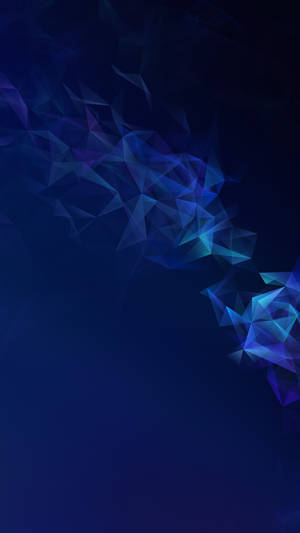 Sining Kubismo Asul ng Samsung Galaxy — Galaxy phone Wallpaper