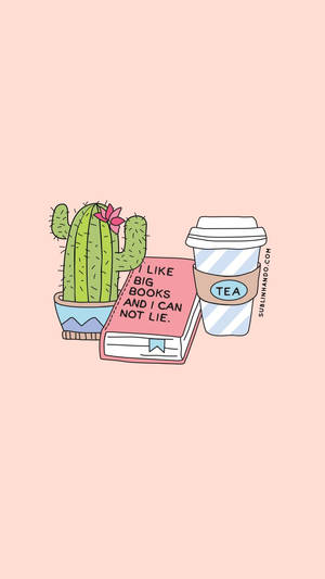 Cute book aesthetic art wallpaper — Aesthetic art GIF Wallpaper