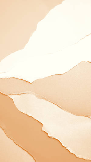 Sining na Papel na Aesthetic na Cream