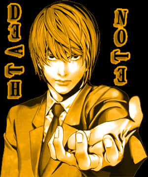 Sining ng Anime na Light Yagami mula sa Death Note