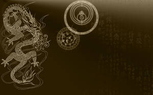Sining ng Makapangyarihang Japanese Dragon sa PC Screen