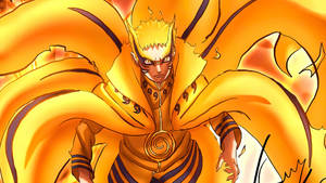 Naruto Baryon Mode Kulay Kahel — Naruto Baryon Mode Wallpaper