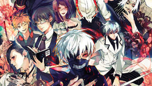 Sining Tagahanga ng mga Tauhan ng Tokyo Ghoul Anime na wallpaper — Samurai ng Hapon Wallpaper