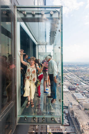 Skydeck Chicago Willis Tower — Huawei MatePad 12 X (2025) Wallpaper