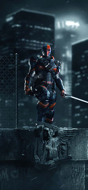 Deathstroke background — iPhone 13 Pro Wallpaper