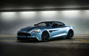 Makinis na Aston Martin Vanquish na Gumagalaw — Steam Deck Wallpaper