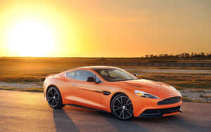 Makinis na Aston Martin Vanquish na Gumagalaw — 2560x1600 Wallpaper
