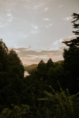 Smoky Mountains With Lake View — Huawei MatePad 12 X (2025) Wallpaper